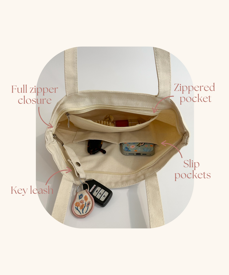 Petal Minimalist Tote Bag