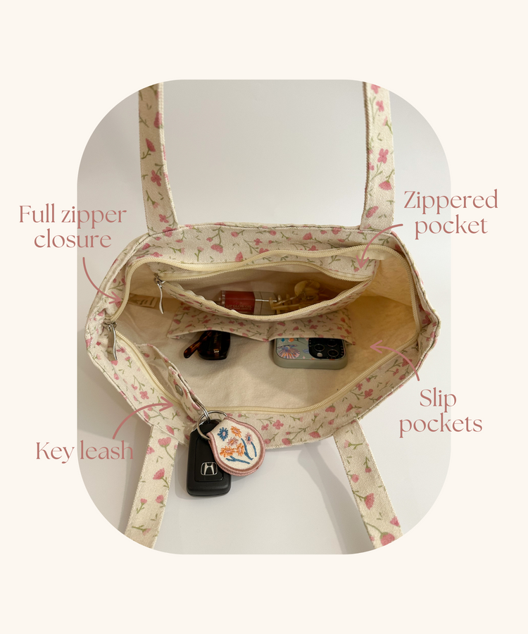 Tote & Pouch Matching Set
