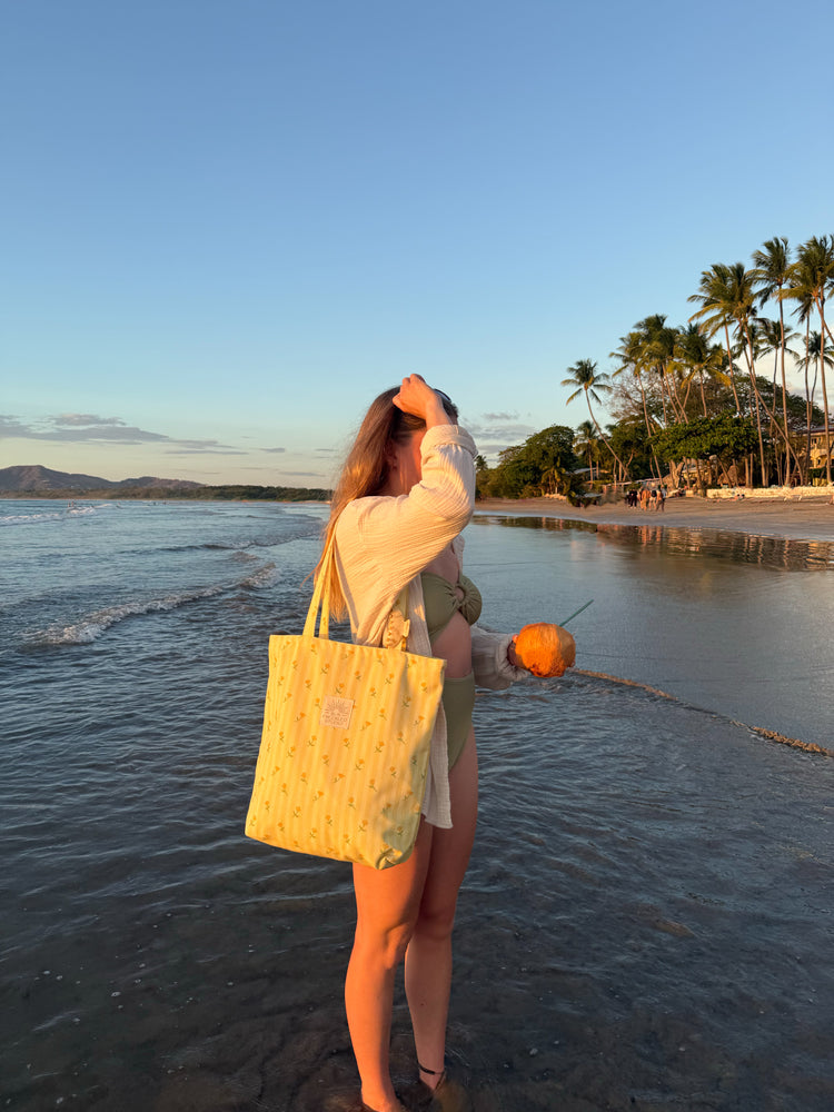 Lemon Blossom Tote Bag