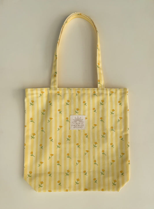 Lemon Blossom Tote Bag