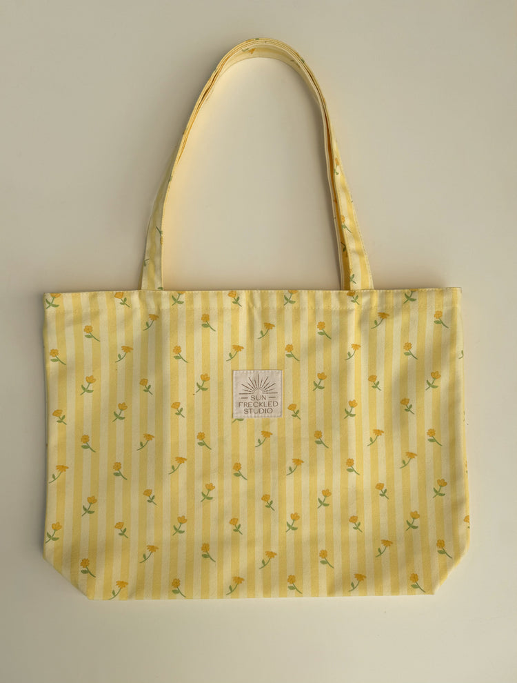 Lemon Blossom Tote Bag