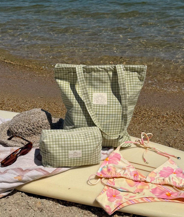 Tote & Pouch Matching Set